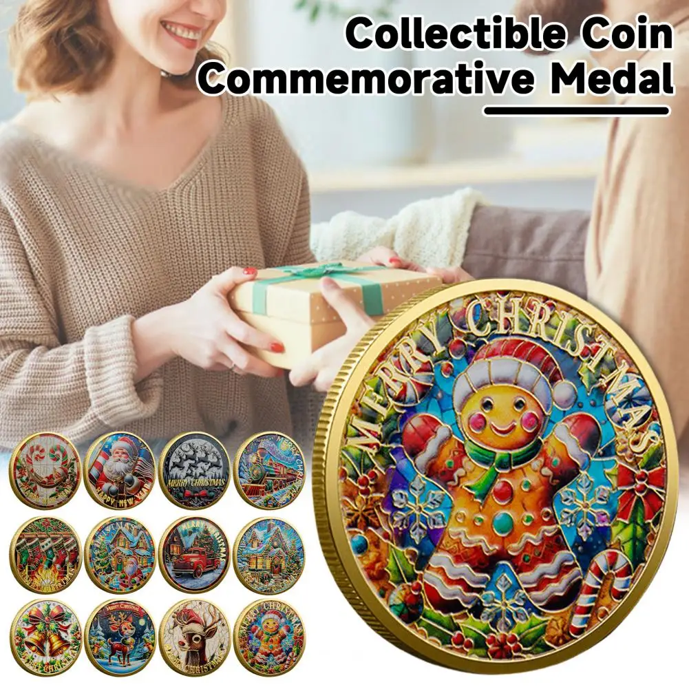 Christmas Stocking Relief Coin Festive Santa Coins Collection for Christmas New Year Colorful Holiday Souvenir for Christmas
Christmas Stocking Relief Coin Festive Santa Coins Collection for Christmas New Year Colorful Holiday Souvenir for Christmas