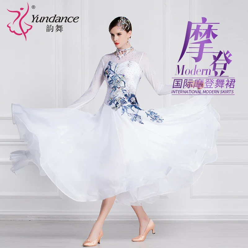 B-18413 Custom Hot Sale White Ballroom Smooth Competition Dance Dress High-end Modern Ballroom Dance Dress for Adults
B-18413 Custom Hot Sale White Ballroom Smooth Competition Dance Dress High-end Modern Ballroom Dance Dress for Adults