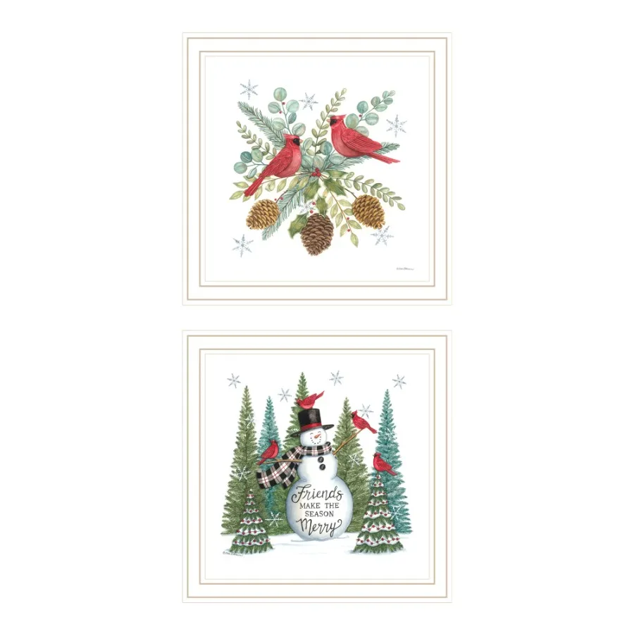 2-х предметные настенные искусства Vignette Friends Make the Season Merry White в рамке для гостиной, спальни, домашнего декора, принт
2-х предметные настенные искусства Vignette Friends Make the Season Merry White в рамке для гостиной, спальни, домашнего декора, принт