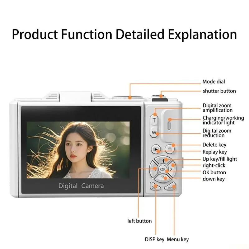 B03F Screen 4K Recording Camera Auto Focuses Technology Flash Enhanceds Night Photography
B03F Screen 4K Recording Camera Auto Focuses Technology Flash Enhanceds Night Photography