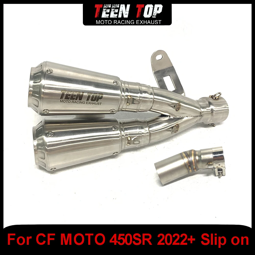 For CF MOTO 450SR Exhaust Slip on Mid Connection Pipe Motorcycle Escape Exhaust Middle Pipe Muffler 450sr 2022+ Stainless Tube
For CF MOTO 450SR Exhaust Slip on Mid Connection Pipe Motorcycle Escape Exhaust Middle Pipe Muffler 450sr 2022+ Stainless Tube