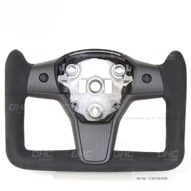 Suitable for Tesla Model 3, Model Y, Model X alcantara carbon fiber steering wheel modification
Suitable for Tesla Model 3, Model Y, Model X alcantara carbon fiber steering wheel modification