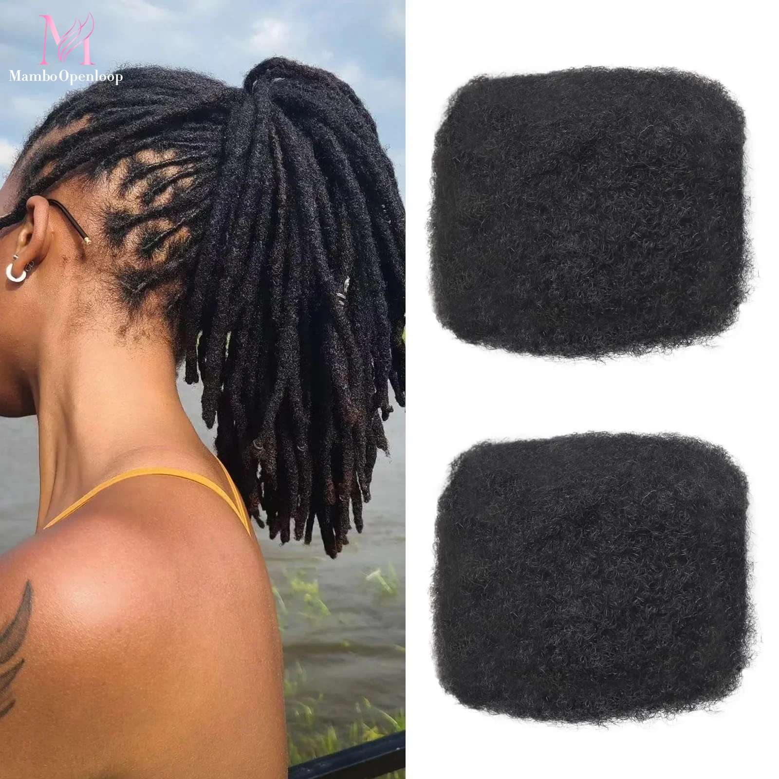 Afro Kinky Bulk Human Hair Extensions Natural Color 30g/pcs Brazilian Human Hair for Dreadlocks Crochet Repair Locs
Afro Kinky Bulk Human Hair Extensions Natural Color 30g/pcs Brazilian Human Hair for Dreadlocks Crochet Repair Locs