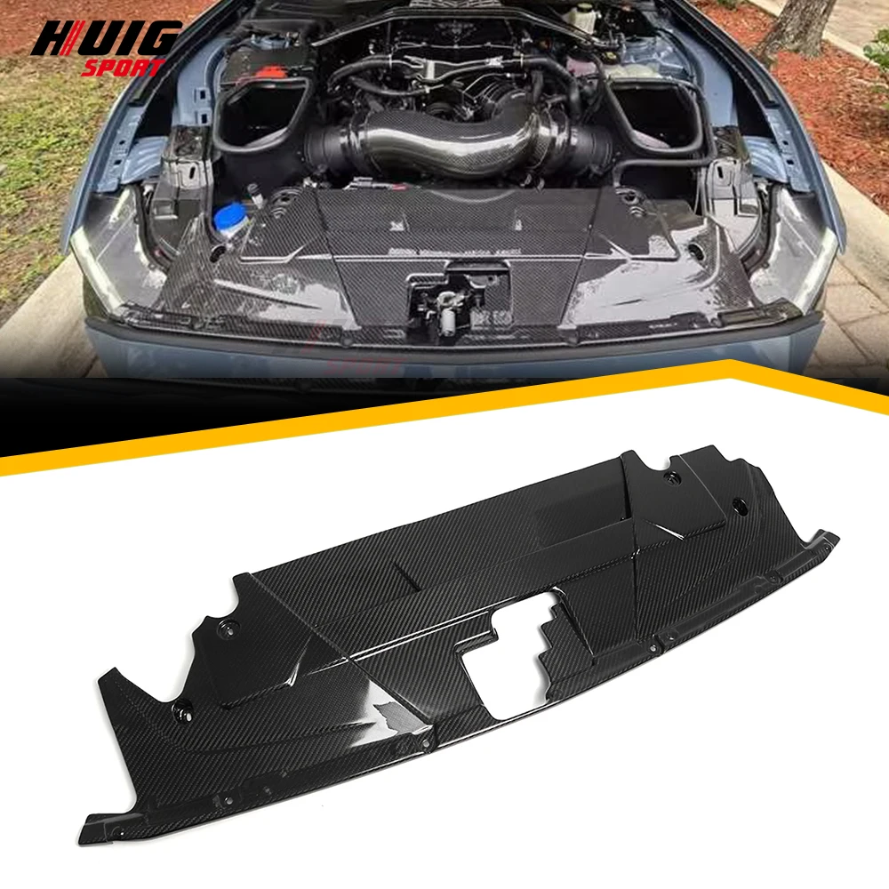 2024+ For Ford Mustang S650 Real Dry Carbon Fiber Car Front Engine Bay End Cover Automotive Water Tank Raditor Panel Trim
2024+ For Ford Mustang S650 Real Dry Carbon Fiber Car Front Engine Bay End Cover Automotive Water Tank Raditor Panel Trim