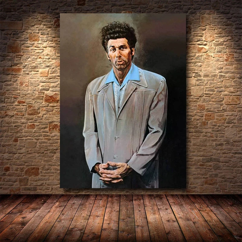 Портрет Seinfeld Kramer, художественный постер и печать, винтажный декор, Картина на холсте, комнатный Куадрос, украшение в эстетике
Портрет Seinfeld Kramer, художественный постер и печать, винтажный декор, Картина на холсте, комнатный Куадрос, украшение в эстетике