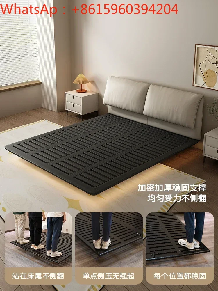 Suspended bed minimalist elephant ear leather bed master bedroom modern minimalist soft bag double solid wood bed
Suspended bed minimalist elephant ear leather bed master bedroom modern minimalist soft bag double solid wood bed