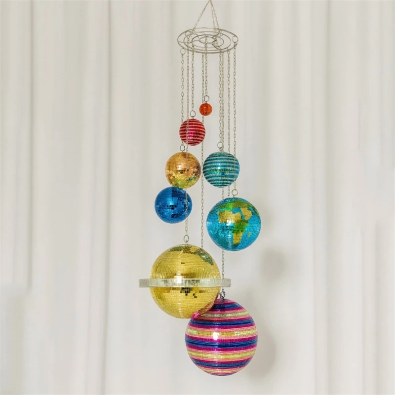 Зеркальный шар-диско, подвеска в форме НЛО/Земли, цветной, отражающий свет, для сада, окна, дома, вечеринки, декора рождественской елки
Зеркальный шар-диско, подвеска в форме НЛО/Земли, цветной, отражающий свет, для сада, окна, дома, вечеринки, декора рождественской елки