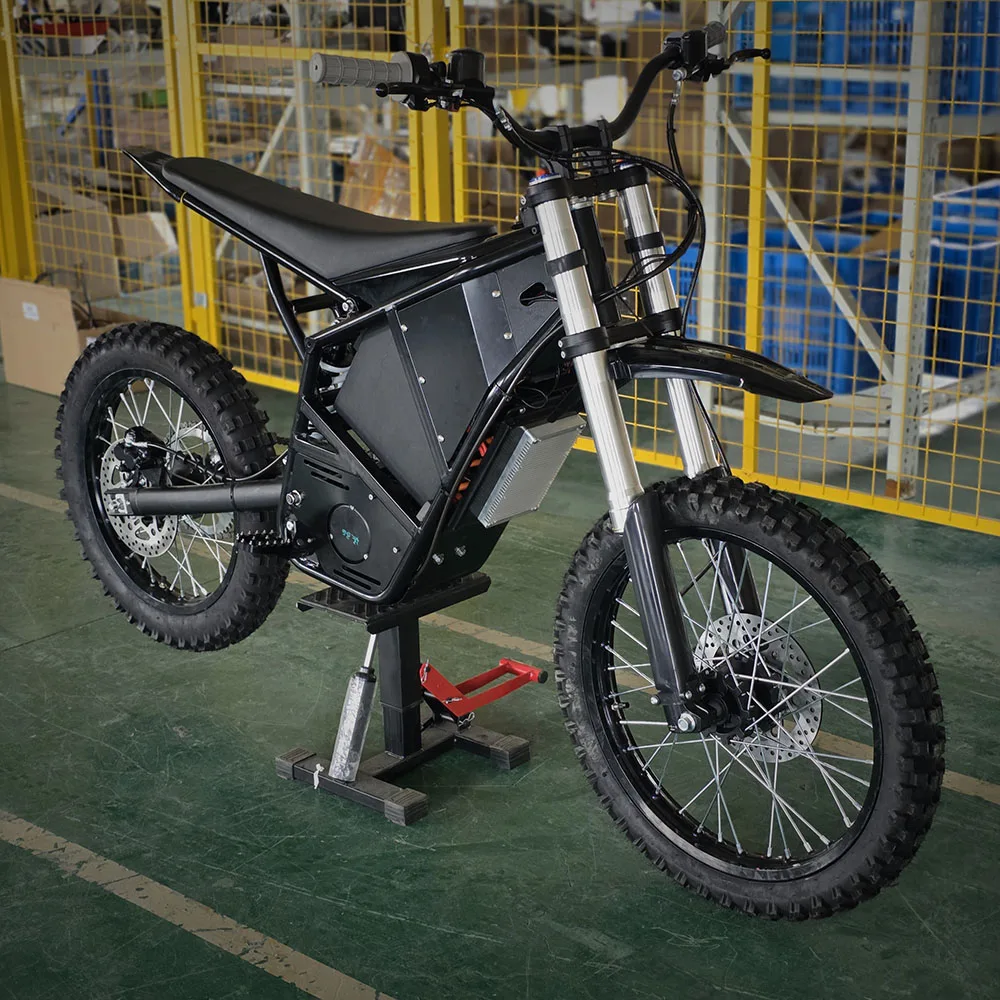 Latest MD-2X Electric Dirt Bike 72V 8000W Mid Drive Motorbike 40Ah Lithium Battery With Hydraulic Disc Brakes Mountain Bike
Latest MD-2X Electric Dirt Bike 72V 8000W Mid Drive Motorbike 40Ah Lithium Battery With Hydraulic Disc Brakes Mountain Bike