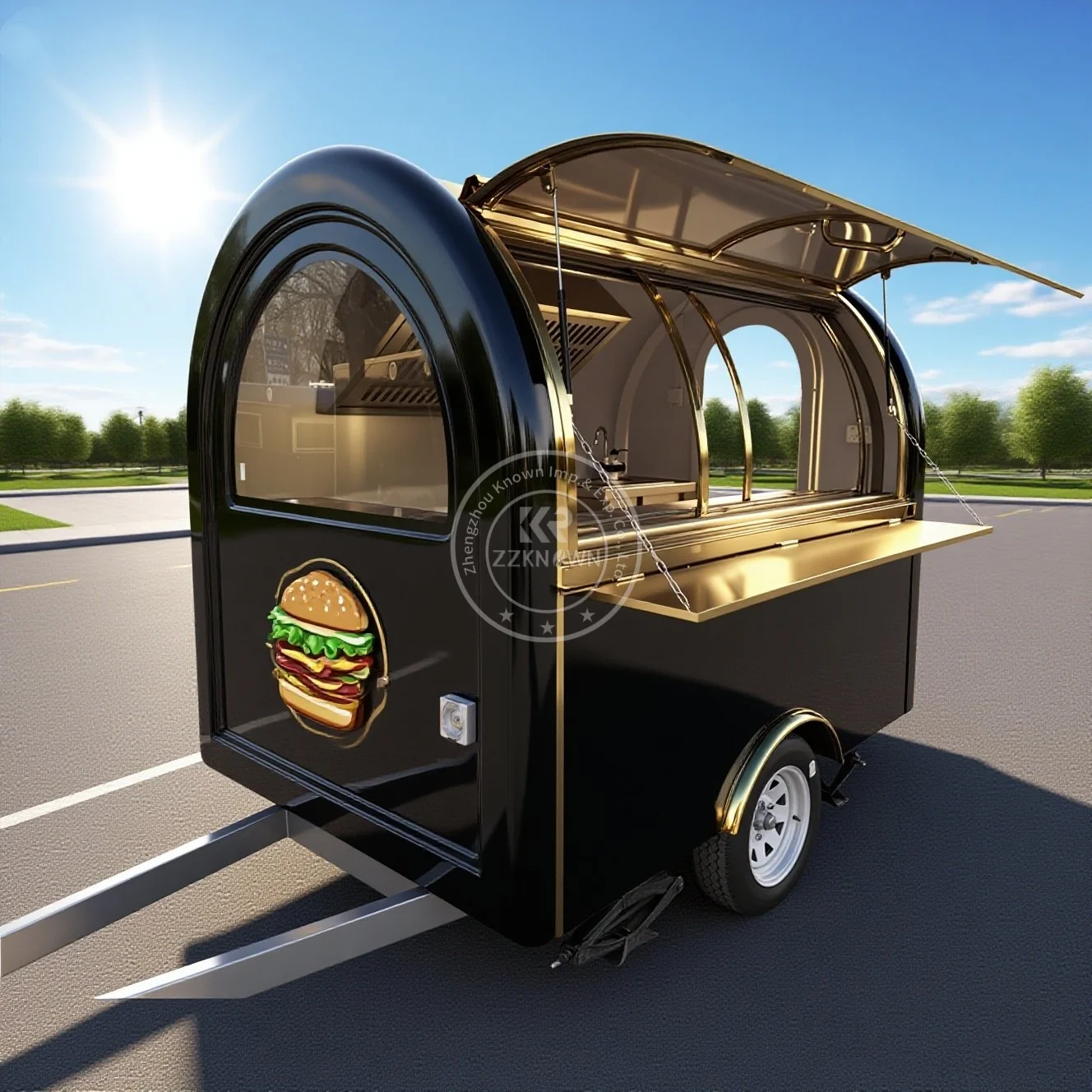 New Type Concession Food Trailer Street Selling Coffee Van Catering Cart Burgers Fries Ice Cream Bus Mobile Food Truck
New Type Concession Food Trailer Street Selling Coffee Van Catering Cart Burgers Fries Ice Cream Bus Mobile Food Truck