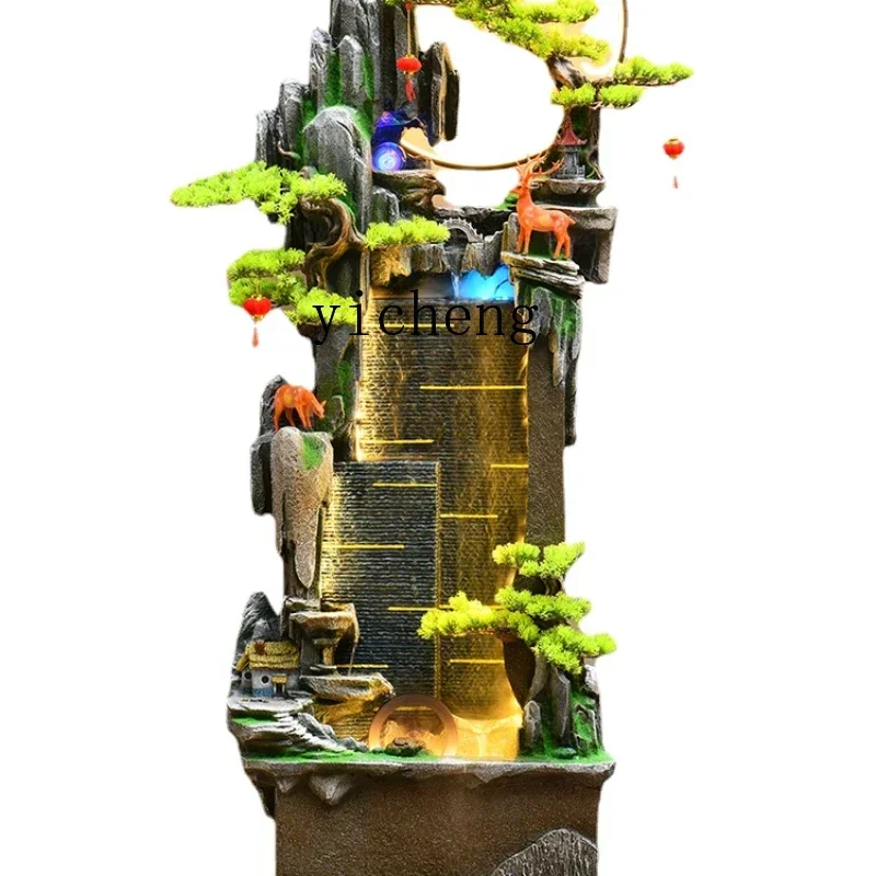 Water Curtain Wall Water Screen Living Room Floor Rockery Loop Water Landscape Decoration Fountain
Water Curtain Wall Water Screen Living Room Floor Rockery Loop Water Landscape Decoration Fountain