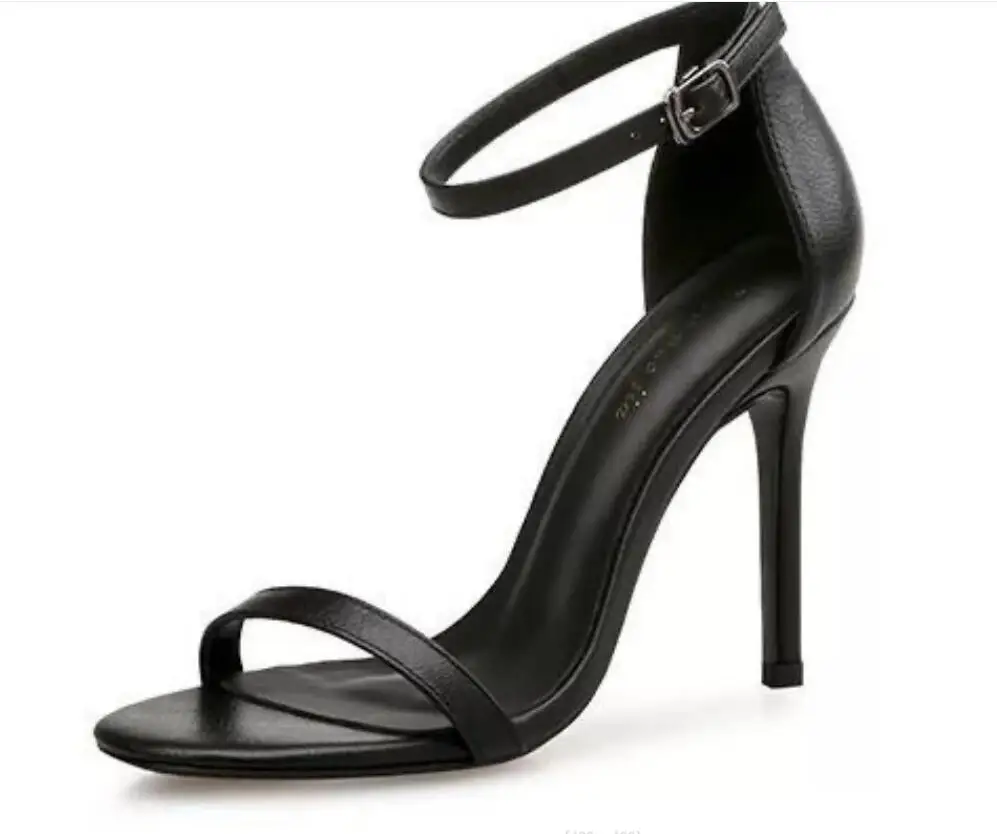 Women High-heeled shoes Slippers Button Sandals New Sexy Fashion Thin High Heels Summer Sandales Femmes Black white Sandals
Women High-heeled shoes Slippers Button Sandals New Sexy Fashion Thin High Heels Summer Sandales Femmes Black white Sandals