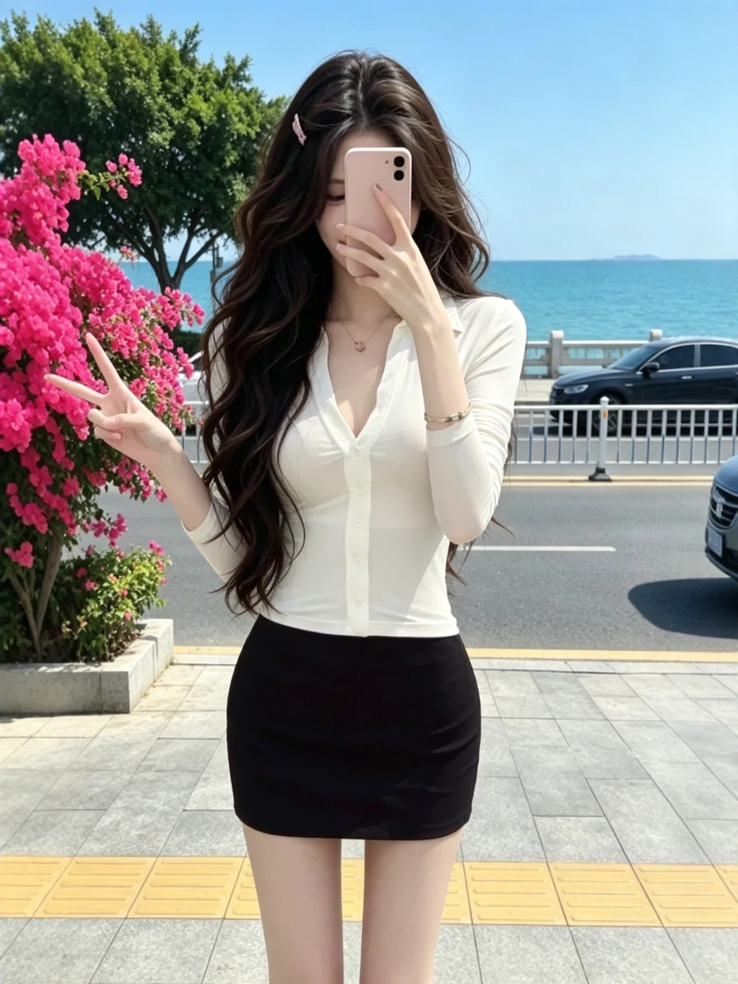 Slim Fit White Long Sleeve Deep V Neck Shirt Women's Summer Sexy T-Shirt Fashionable Simple Style French Style Casual Shirt
Slim Fit White Long Sleeve Deep V Neck Shirt Women's Summer Sexy T-Shirt Fashionable Simple Style French Style Casual Shirt