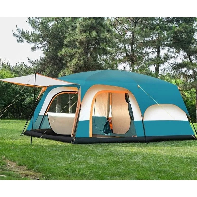 Tent: Outdoor camping foldable portable thickened rainproof outdoor sunshade camping tent
Tent: Outdoor camping foldable portable thickened rainproof outdoor sunshade camping tent