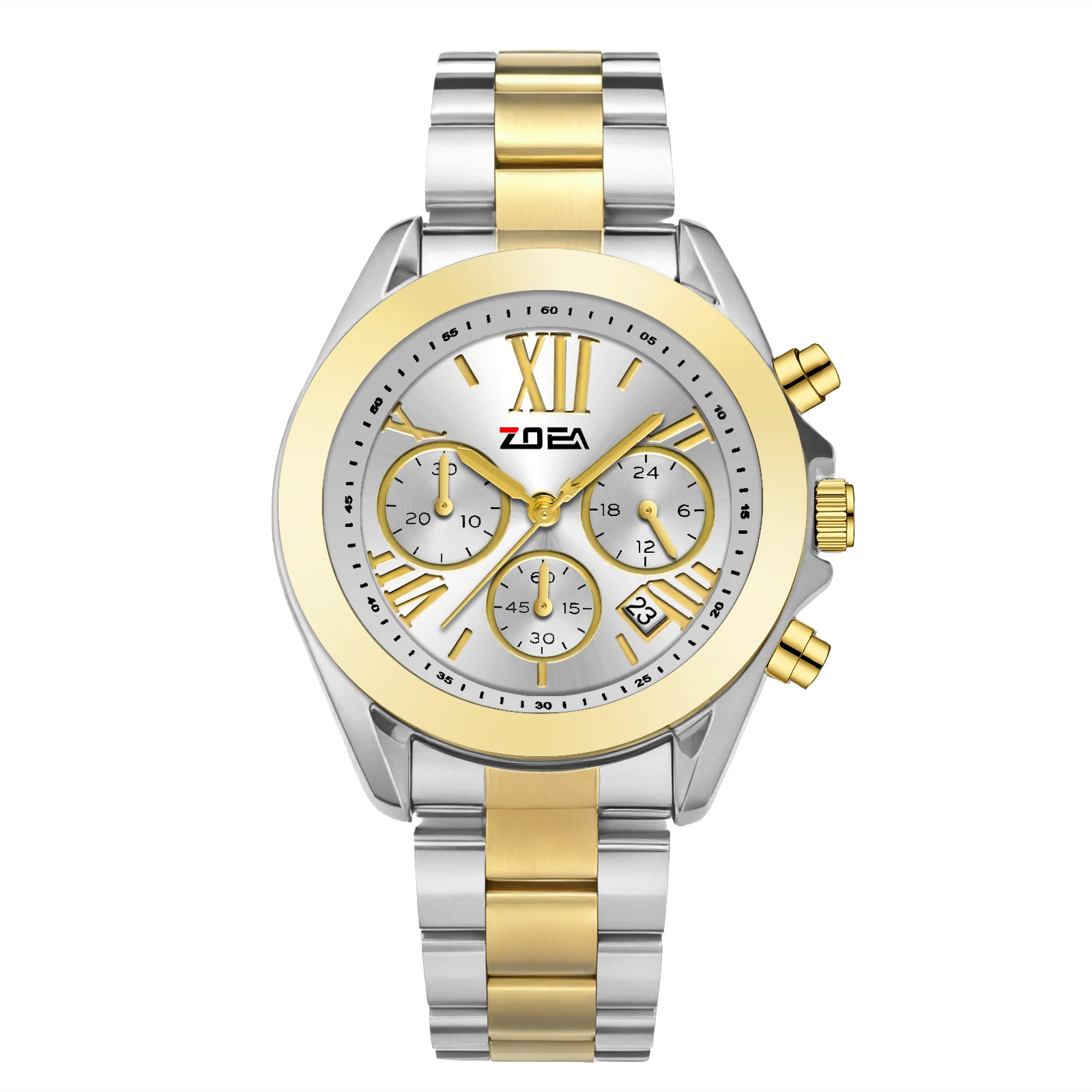 ZOEA1250Women SportsQuartz Wristwatch Solid Stainless Steel Band Date Calendar 3ATM 30M Water Resistant Ladies Daily Dress Watch
ZOEA1250Women SportsQuartz Wristwatch Solid Stainless Steel Band Date Calendar 3ATM 30M Water Resistant Ladies Daily Dress Watch