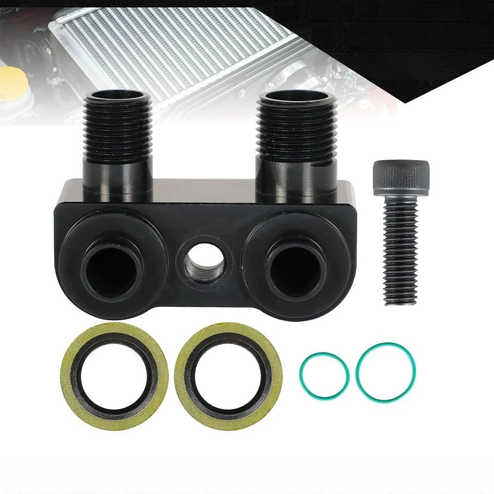 Adapter fitting CNC Machined Black For LSX LS1 Swap New AC Compressor
Adapter fitting CNC Machined Black For LSX LS1 Swap New AC Compressor