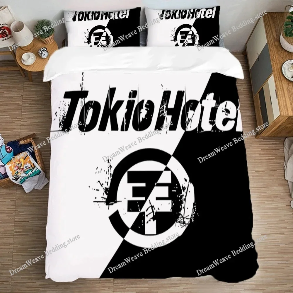T-Tokio Hotels Bed Linen Sets Single Double Large Size Quilt Cover Art Fashion Duvet Covers Pillowcase Bedding Decorations Set96
T-Tokio Hotels Bed Linen Sets Single Double Large Size Quilt Cover Art Fashion Duvet Covers Pillowcase Bedding Decorations Set96