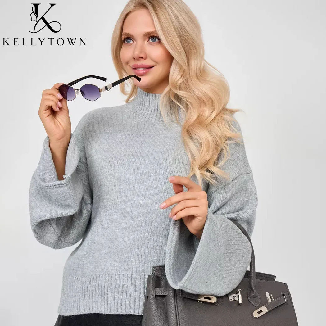 Women Turtlneck Sweater Oversize Solid Basic Long Sleeve Casual Pullover Knitwear 2026 Autumn Winter Basic Female Tops Outwear
Women Turtlneck Sweater Oversize Solid Basic Long Sleeve Casual Pullover Knitwear 2026 Autumn Winter Basic Female Tops Outwear