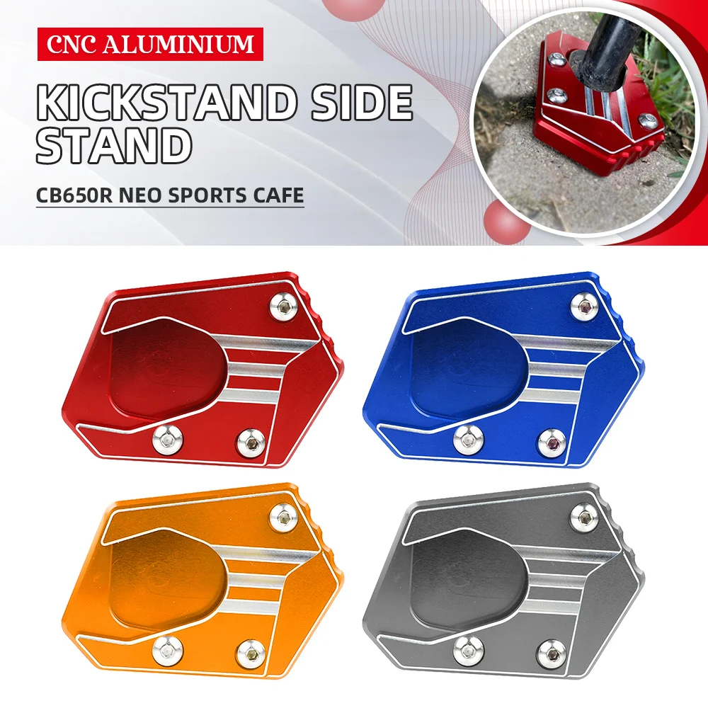 FOR HONDA CB150R CBR250R CB300F CB300R CBR300R CB300F CB400 2013-2020 Motorcycle CNC Kickstand side Stand Plate Foot Extension
FOR HONDA CB150R CBR250R CB300F CB300R CBR300R CB300F CB400 2013-2020 Motorcycle CNC Kickstand side Stand Plate Foot Extension