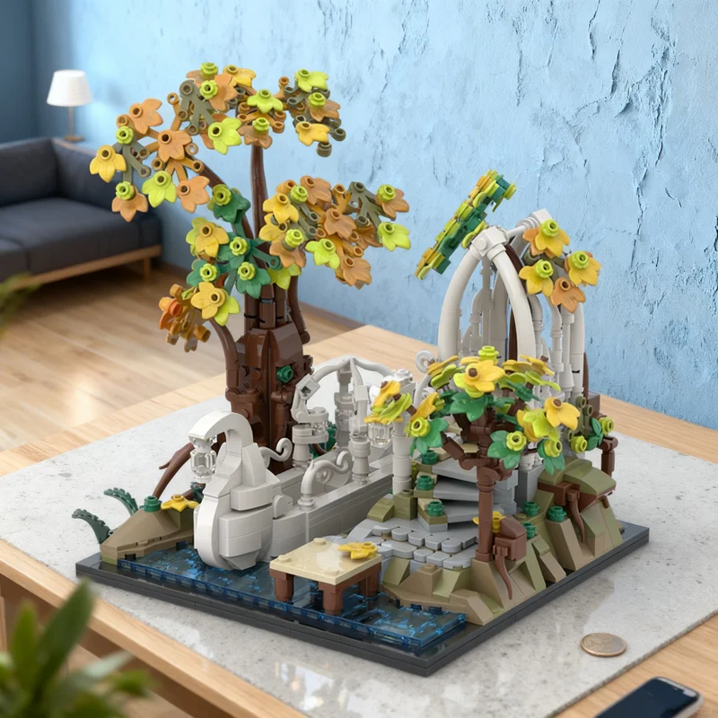 1113pcs MOC Lothlórien Farewell Elven Realm Series Hobbit Lord Rings The Model Building Blocks Architecture Christmas Gifts Toy
1113pcs MOC Lothlórien Farewell Elven Realm Series Hobbit Lord Rings The Model Building Blocks Architecture Christmas Gifts Toy