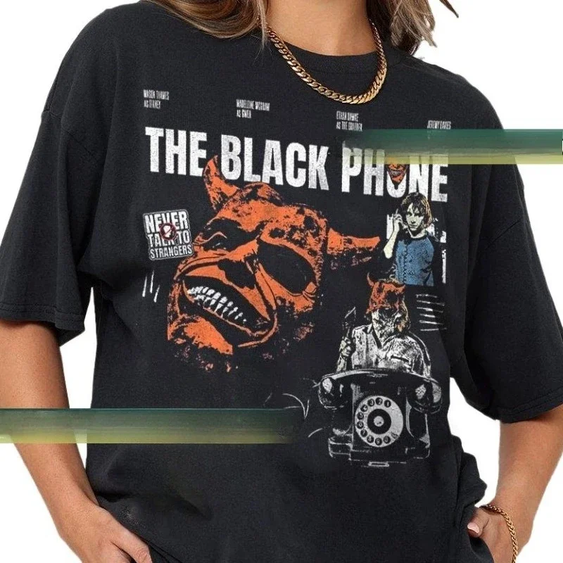 Summer Men's T-shirts The Black Phone T Shirt, Horror Movie Shirt, Vintage Scary Movie Tee, Graphic Tee, Thriller Film
Summer Men's T-shirts The Black Phone T Shirt, Horror Movie Shirt, Vintage Scary Movie Tee, Graphic Tee, Thriller Film