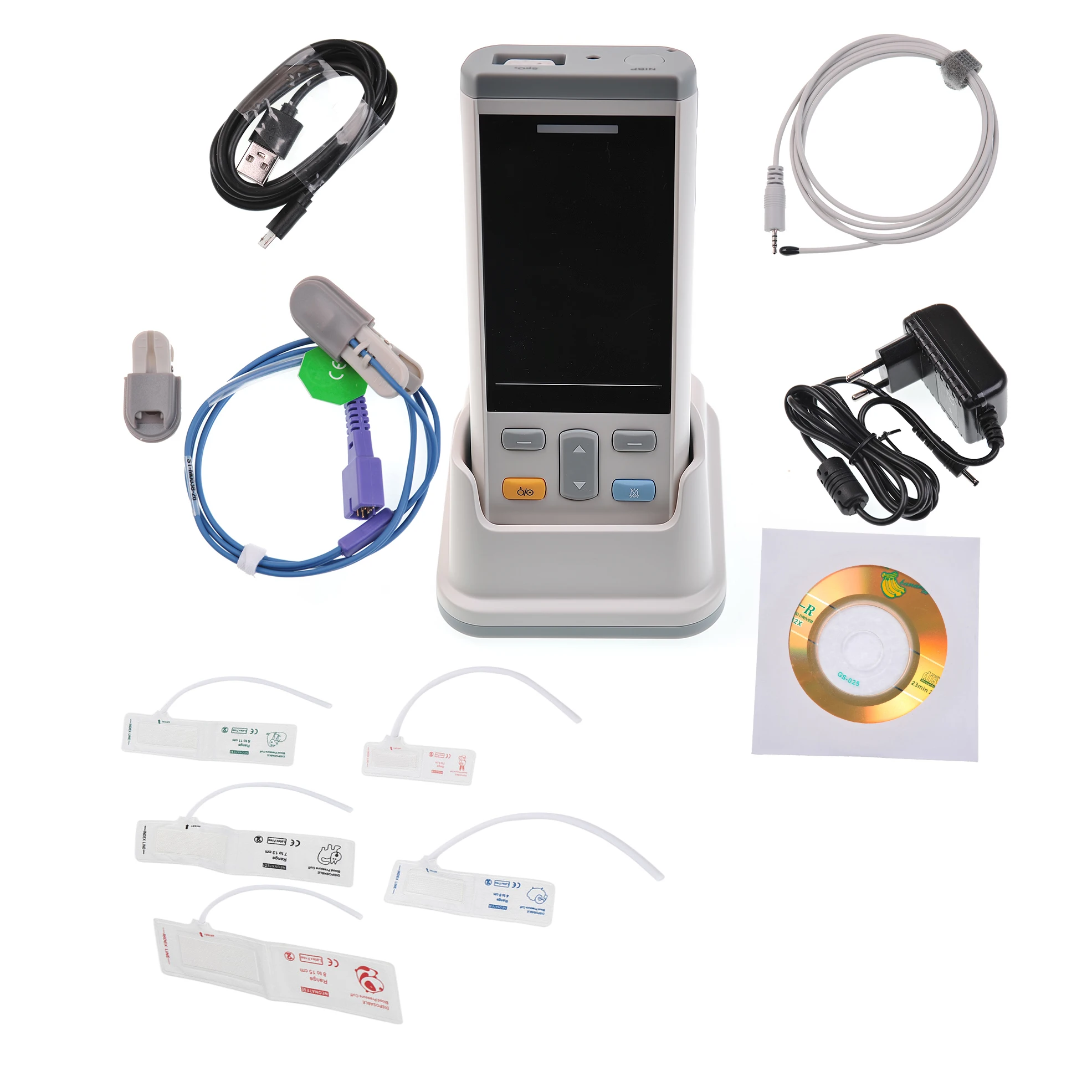 3.5 Inch Veterinary Pulse Oximeter Handheld SPO2 NIBP TEMP Monitor Vet Tongue Probe Function Veterinary Equipment
3.5 Inch Veterinary Pulse Oximeter Handheld SPO2 NIBP TEMP Monitor Vet Tongue Probe Function Veterinary Equipment