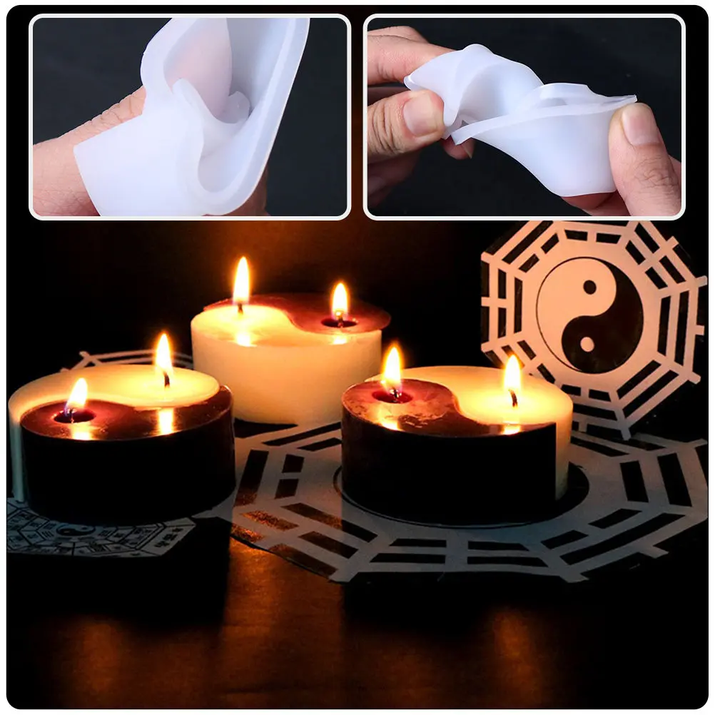 Набор из 2 силиконовых форм 3D Тай-чи для изготовления ароматических свечей и мыла своими руками, для начинающих, гибкие формы
Набор из 2 силиконовых форм 3D Тай-чи для изготовления ароматических свечей и мыла своими руками, для начинающих, гибкие формы