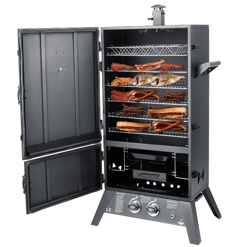 Gas smoke stove Charcoal barbecue stove Firewood smoke meat machine
Gas smoke stove Charcoal barbecue stove Firewood smoke meat machine