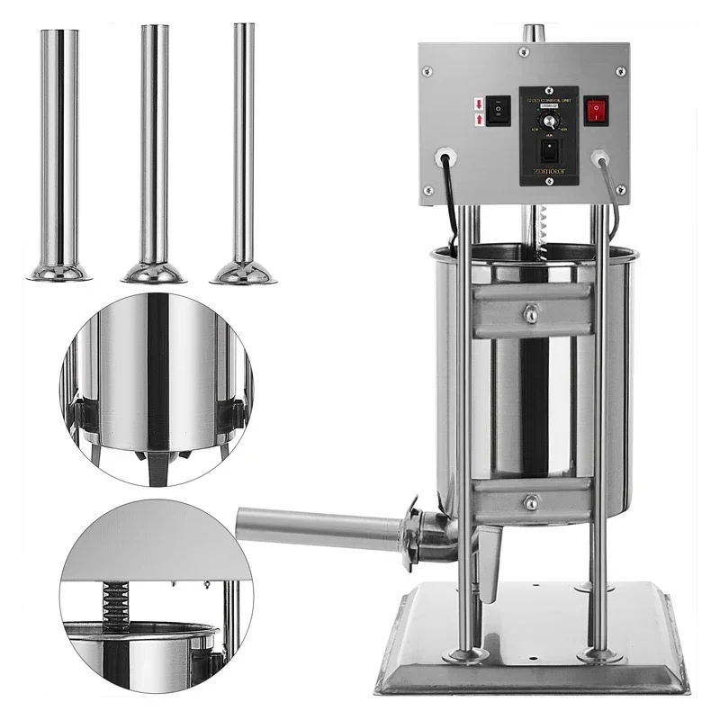 Desktop Electric 12L Electric Sausage Filling Machine Commercial Stainless Steel Ham Making Machine Ham Factory Processing Equi
Desktop Electric 12L Electric Sausage Filling Machine Commercial Stainless Steel Ham Making Machine Ham Factory Processing Equi