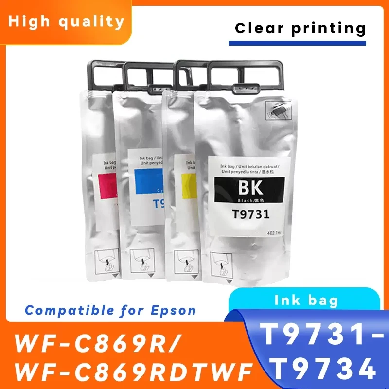 1 SET T9731 T9732 T9733 T9734 Compatible ink Cartridge For Epson WF-C869Ra WF-C860 WF-C869RDTWFC WF-C869 printer (BK C M Y)
1 SET T9731 T9732 T9733 T9734 Compatible ink Cartridge For Epson WF-C869Ra WF-C860 WF-C869RDTWFC WF-C869 printer (BK C M Y)