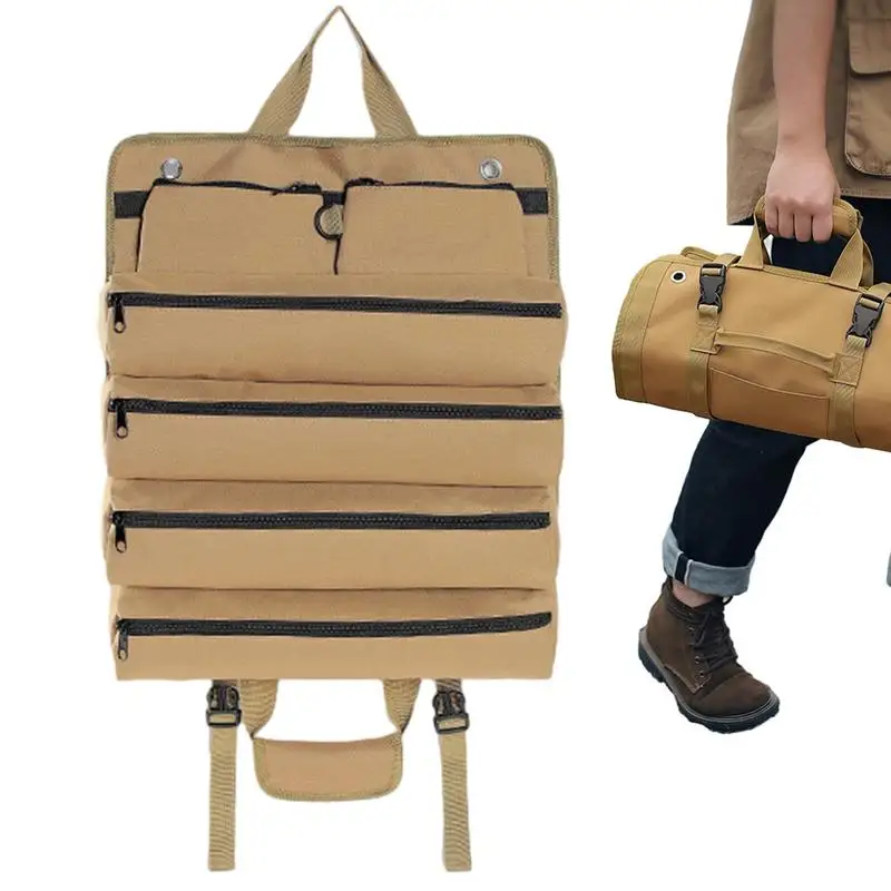 Multi-Purpose Tool Bag Outdoor Picnic Bag Multi Pocket Hardware Tools Pouch Roll UP Portable Small Tools Organizer Storage Bag
Multi-Purpose Tool Bag Outdoor Picnic Bag Multi Pocket Hardware Tools Pouch Roll UP Portable Small Tools Organizer Storage Bag