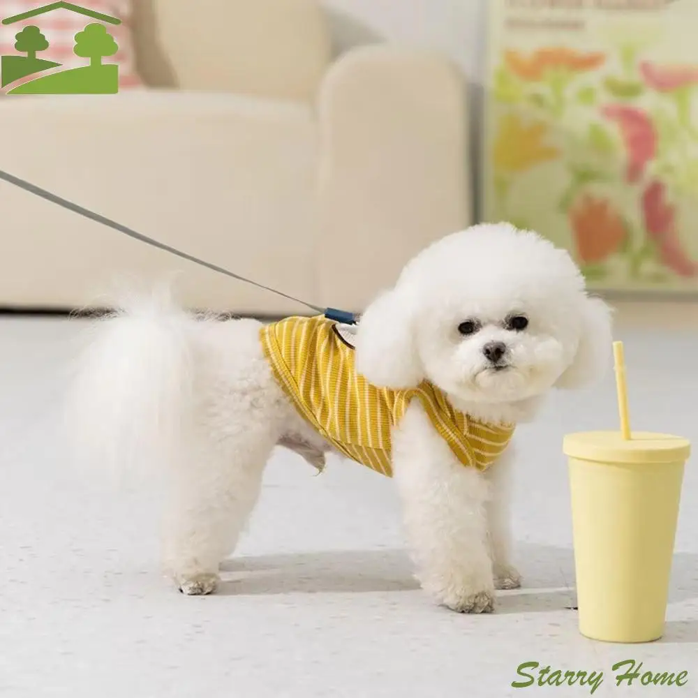 Fashion Cartoon Pet Vest Summer Thin Bear Striped Dog T-shirt Comfortable Breathable Puppy Sweatshirt Four Seasons
Fashion Cartoon Pet Vest Summer Thin Bear Striped Dog T-shirt Comfortable Breathable Puppy Sweatshirt Four Seasons
