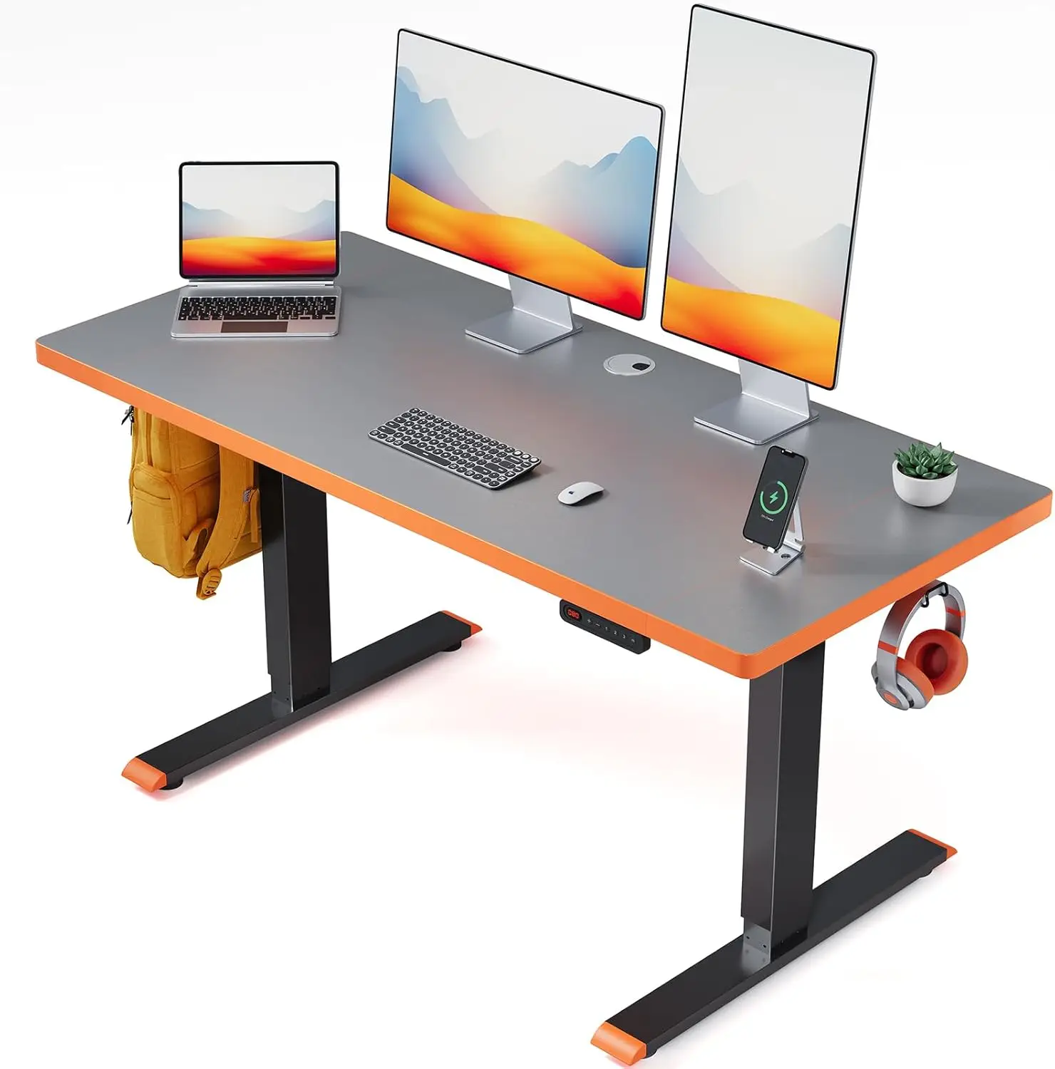 Electric Standing Desk Adjustable - 48 x 24 Inch Sit Stand up Desk with Cable Management
Electric Standing Desk Adjustable - 48 x 24 Inch Sit Stand up Desk with Cable Management