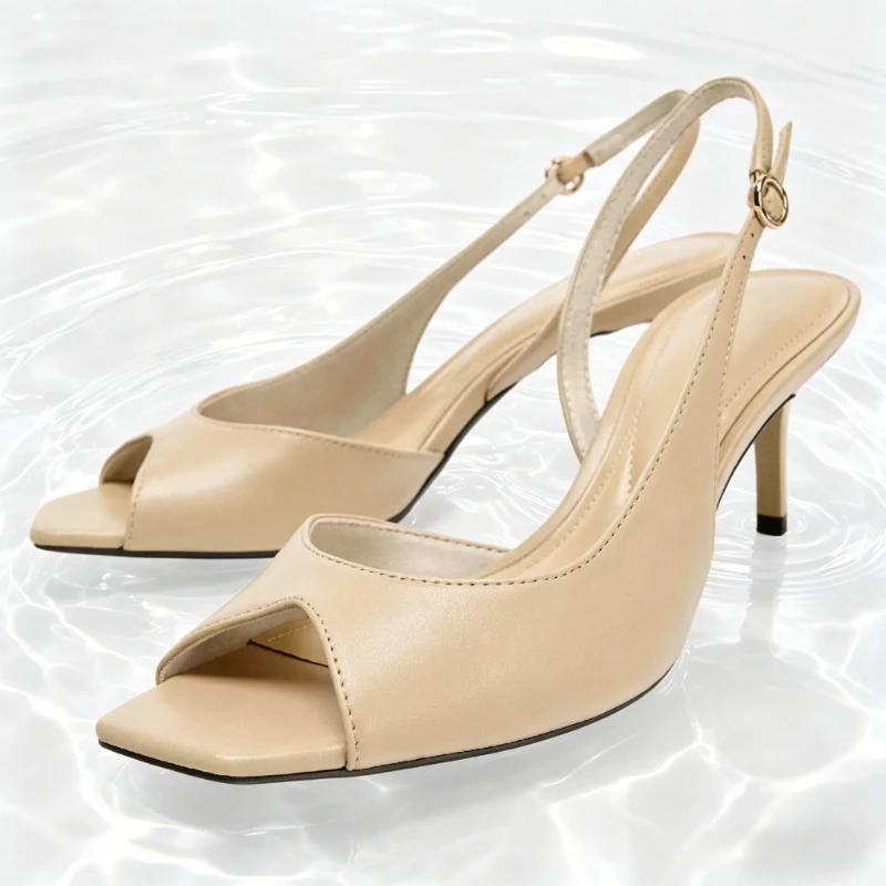 Unique Asymmetric Design Slingback Heeled Sandals Women Sexy Open-toe Square-toe Heels Fashion Adjustable Buckle Office Shoes
Unique Asymmetric Design Slingback Heeled Sandals Women Sexy Open-toe Square-toe Heels Fashion Adjustable Buckle Office Shoes