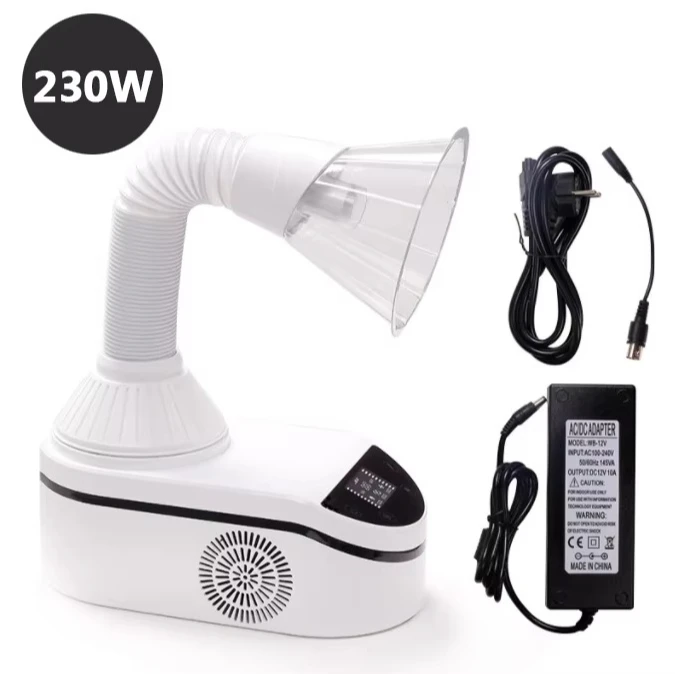 New 230W Powerful Nail Dust Collector Vacuum Cleaner Professional Salon Extractor for Gel Nails Polish Made of Durable Plastic
New 230W Powerful Nail Dust Collector Vacuum Cleaner Professional Salon Extractor for Gel Nails Polish Made of Durable Plastic