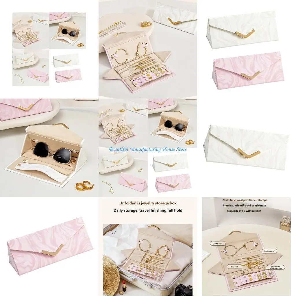 E56A Leather Jewelry Holder Multi Divider Design Secure Portable Storage Solution
E56A Leather Jewelry Holder Multi Divider Design Secure Portable Storage Solution