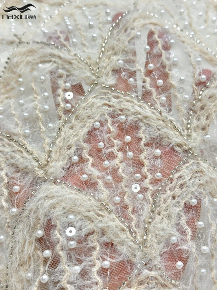 Madison Luxury African Sequins Lace Fabric 2026 High Quality 3d Embroidery Beaded Nigerian French Tulle Lace Material For Dress
Madison Luxury African Sequins Lace Fabric 2026 High Quality 3d Embroidery Beaded Nigerian French Tulle Lace Material For Dress
