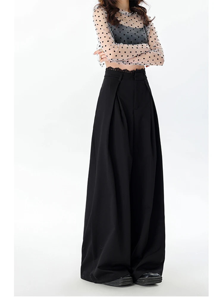 Женские плиссированные мешковатые брюки с высокой талией, длинные брюки в стиле гранж в американском стиле ретро, дизайнерские брюки в стиле Харадзюку, корейский шик, новинка Y2k
Женские плиссированные мешковатые брюки с высокой талией, длинные брюки в стиле гранж в американском стиле ретро, дизайнерские брюки в стиле Харадзюку, корейский шик, новинка Y2k