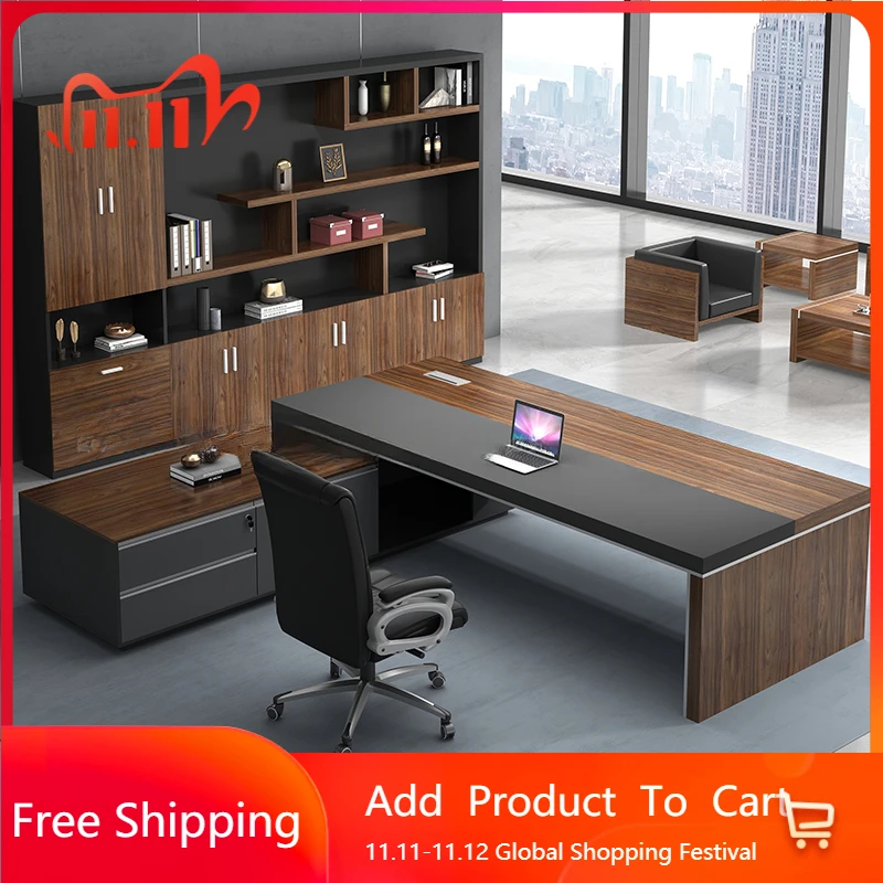 Korean High Quality Office Desk Modern European Boss Minimalist Office Desk Luxury Organizers Mesa De Trabajo Hotel Furniture
Korean High Quality Office Desk Modern European Boss Minimalist Office Desk Luxury Organizers Mesa De Trabajo Hotel Furniture