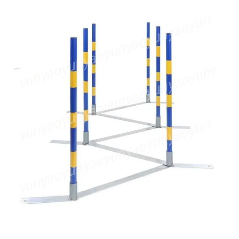 Dog Agility Weave Poles, 6 Piece Adjustable Spacing Set for Puppy Training, Blue Yellow Outdoor Gear
Dog Agility Weave Poles, 6 Piece Adjustable Spacing Set for Puppy Training, Blue Yellow Outdoor Gear