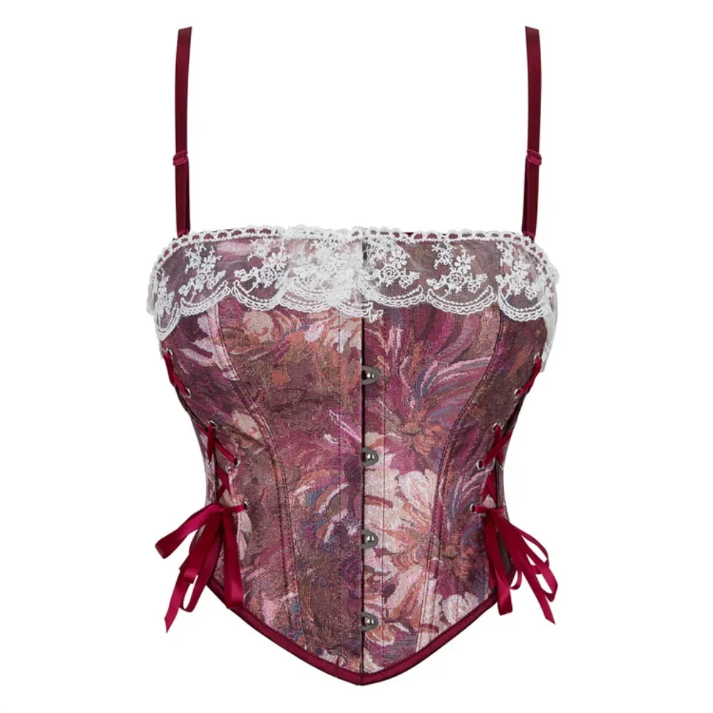 Top Gorset Kwiaty New Arrival Women S Off The Shoulder Empire Waist Shaping Top with Double Straps in Dark Green and Burgundy
Top Gorset Kwiaty New Arrival Women S Off The Shoulder Empire Waist Shaping Top with Double Straps in Dark Green and Burgundy