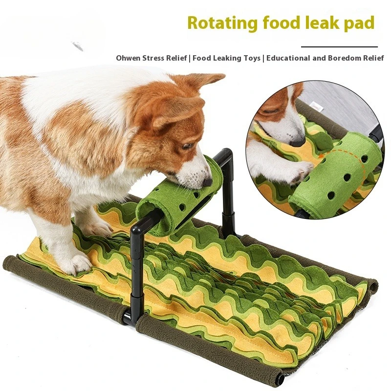 Dog toy rotating leaking food sniffing pad dog hiding food self-indulgence toy
Dog toy rotating leaking food sniffing pad dog hiding food self-indulgence toy