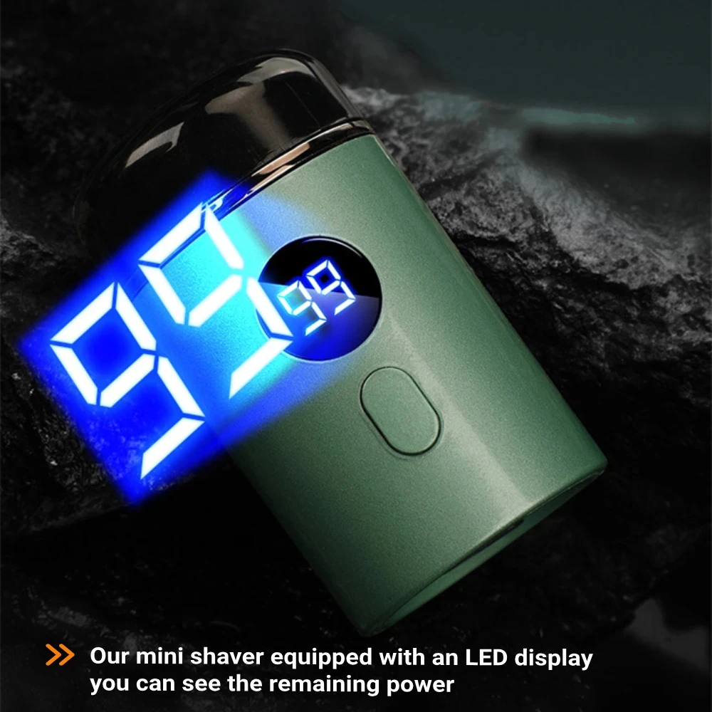 Ultra-Portable Mini Electric Shaver – Rechargeable Cordless LED Display & Type-C Charging, Ideal for Travel, Car & Daily Use
Ultra-Portable Mini Electric Shaver – Rechargeable Cordless LED Display & Type-C Charging, Ideal for Travel, Car & Daily Use