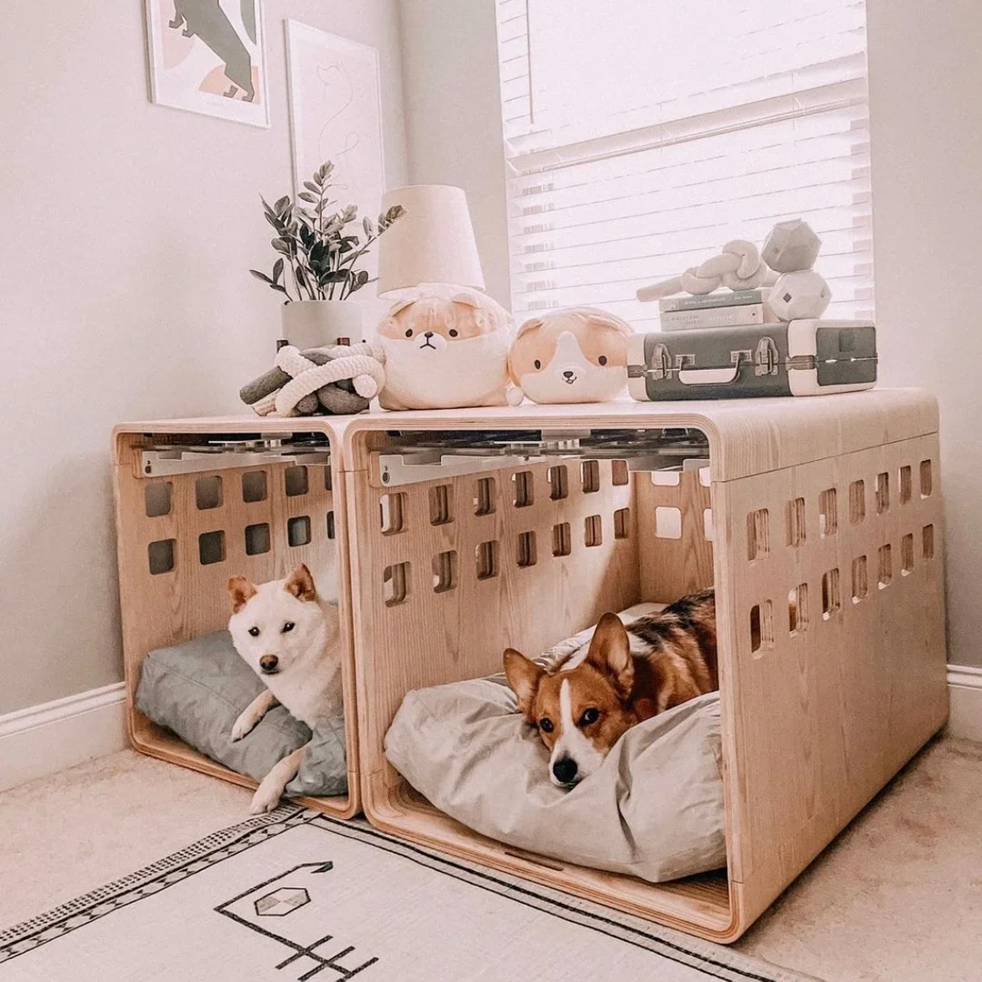 Custom Manufacturer Modern Customized Stylish Clear Acrylic Folding Collapsible Wood Frame Inside Furniture House Kennel Dog Cra
Custom Manufacturer Modern Customized Stylish Clear Acrylic Folding Collapsible Wood Frame Inside Furniture House Kennel Dog Cra