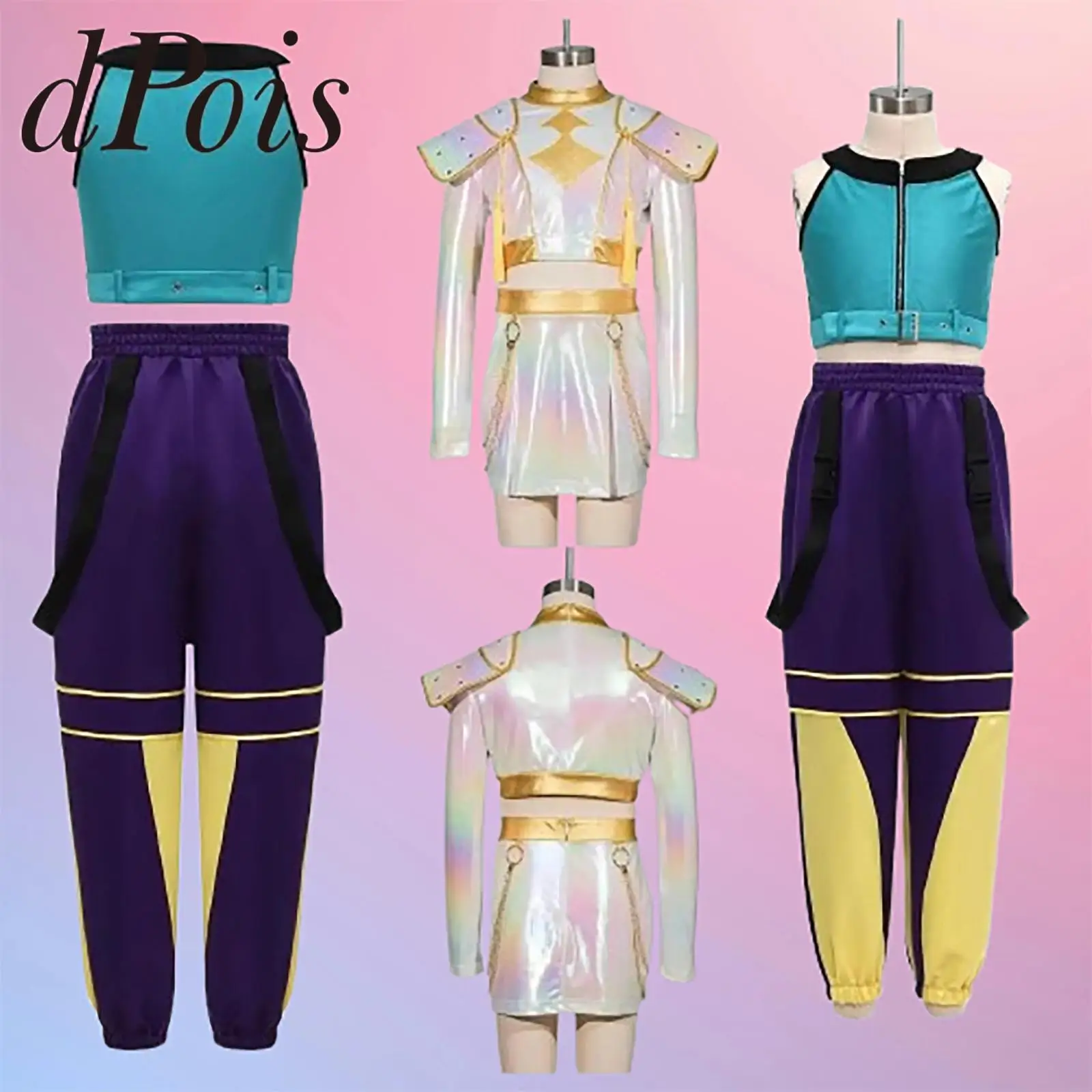 Костюмы персонажей аниме для девочек, наряд для танцевальной сцены певицы, детский костюм для косплея на Хэллоуин, школьные комплекты танцевальной одежды для выступлений
Костюмы персонажей аниме для девочек, наряд для танцевальной сцены певицы, детский костюм для косплея на Хэллоуин, школьные комплекты танцевальной одежды для выступлений