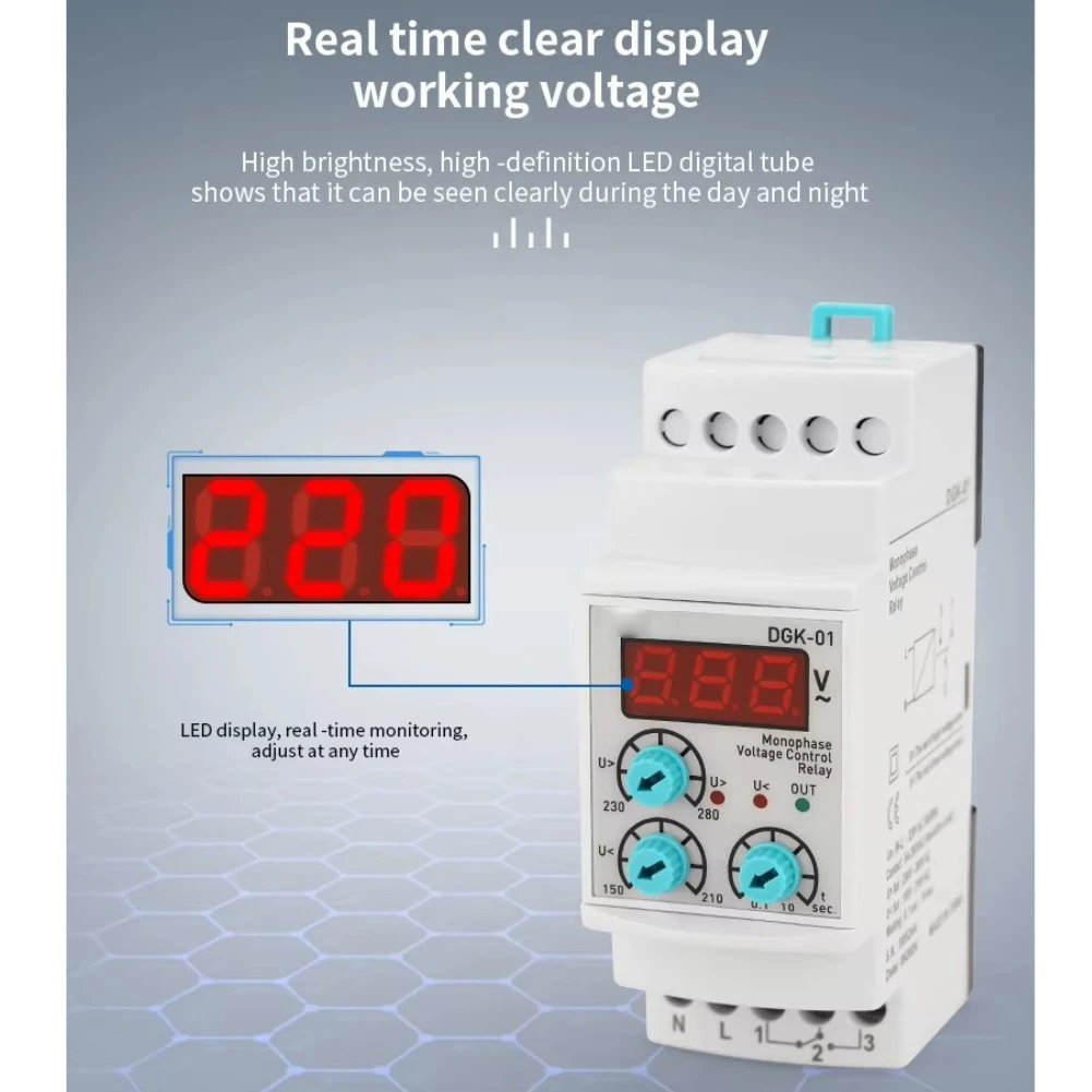 Однофазное регулируемое реле OPS10V63 с защитой от перенапряжения и пониженного напряжения для промышленного и автоматического оборудования
Однофазное регулируемое реле OPS10V63 с защитой от перенапряжения и пониженного напряжения для промышленного и автоматического оборудования