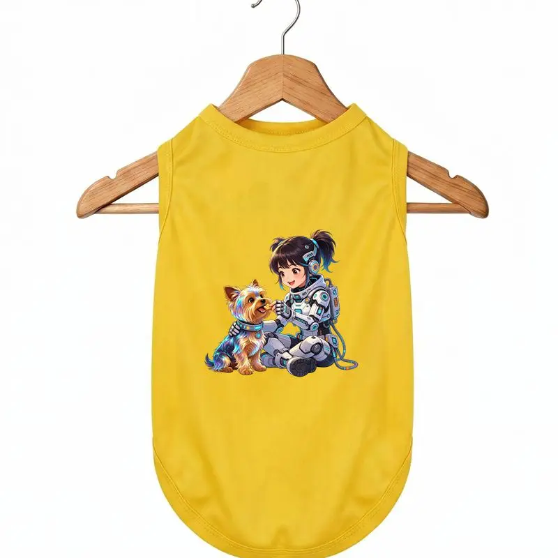 Cute Girl Dog Print Breathable Summer Vest
Cute Girl Dog Print Breathable Summer Vest