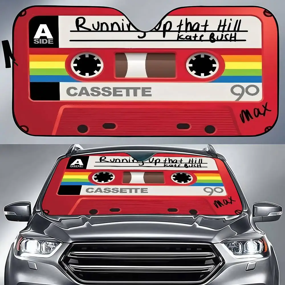 Retro Red Cassette Auto Windshield Sun Shade Block UV Rays Sun Visor Protector Car Sunshade Gifts for Dad boyfriend
Retro Red Cassette Auto Windshield Sun Shade Block UV Rays Sun Visor Protector Car Sunshade Gifts for Dad boyfriend