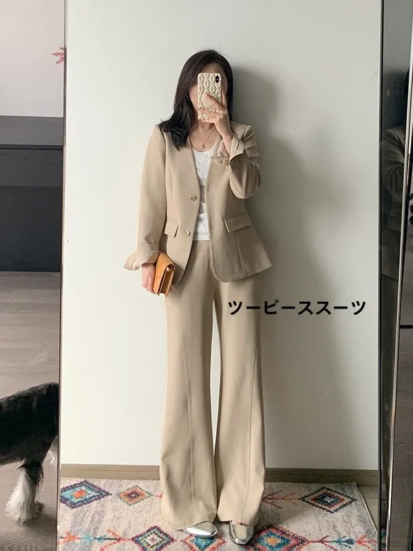 Spring Classic Style V-Neck Suit Jacket And Pants Set for Women Commute Friendly Breathable Short Coat with Double Button Clo...
Spring Classic Style V-Neck Suit Jacket And Pants Set for Women Commute Friendly Breathable Short Coat with Double Button Clo...