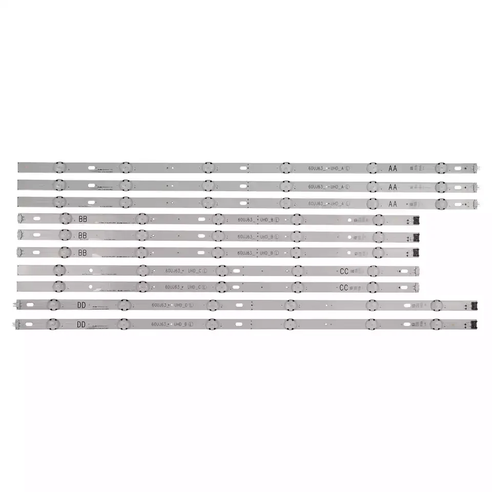Светодиодная лента для подсветки LG Innotek 17Y 60 дюймов 60UJ6309 60UJ6300 60UJ6050, 5 комплектов
Светодиодная лента для подсветки LG Innotek 17Y 60 дюймов 60UJ6309 60UJ6300 60UJ6050, 5 комплектов