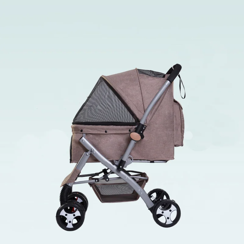 Dog Stroller Luxury 4 Wheels Pet Stair Climbing Trolley Pet Stroller Pet Cart Carrier Accessories Waterproof Fabric
Dog Stroller Luxury 4 Wheels Pet Stair Climbing Trolley Pet Stroller Pet Cart Carrier Accessories Waterproof Fabric
